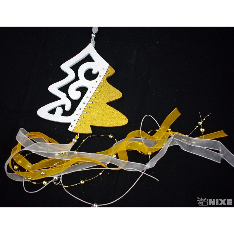 ZÁVĚS STROMEČEK 3ks 17x70cm*MIX BAREV