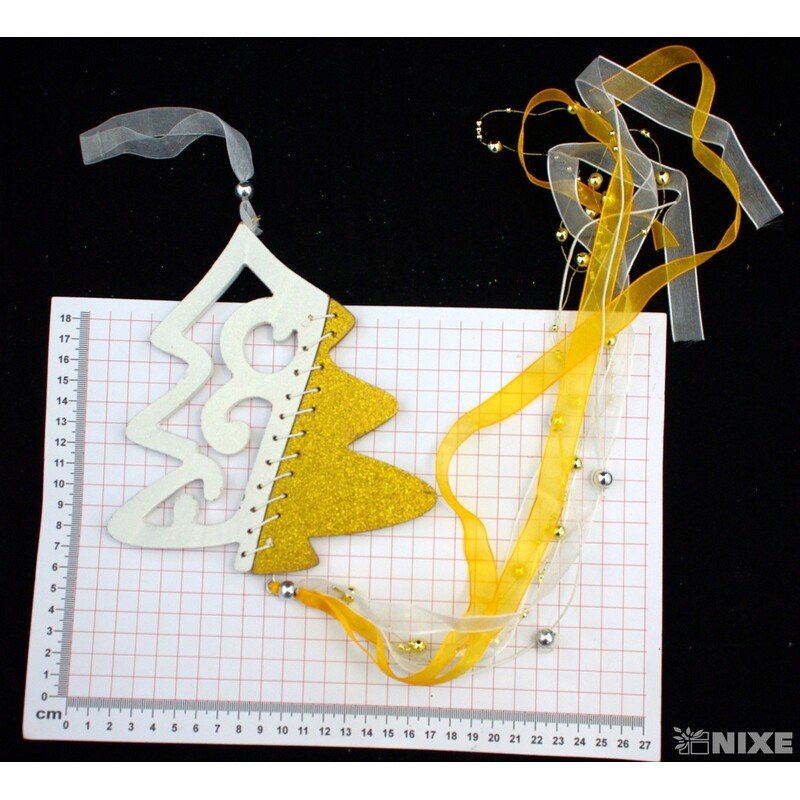 ZÁVĚS STROMEČEK 3ks 17x70cm*MIX BAREV