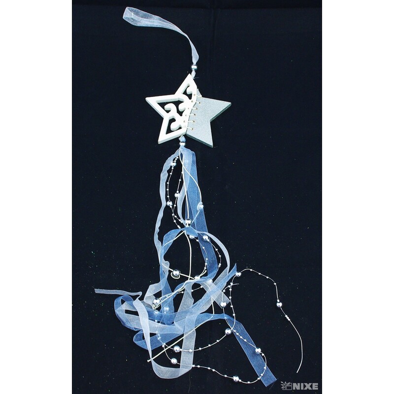 ZÁVĚS HVĚZDA 3ks 11cm*MIX BAREV