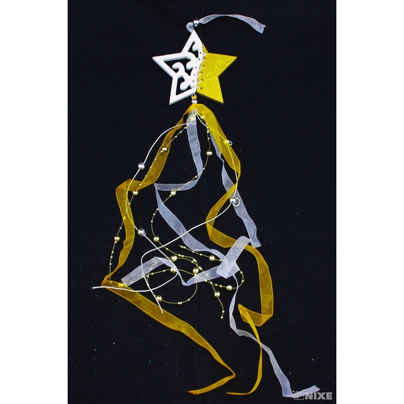 ZÁVĚS HVĚZDA 3ks 11cm*MIX BAREV