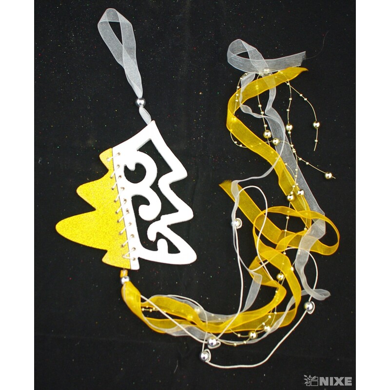 ZÁVĚS STROMEČEK 3ks 14cm*MIX BAREV