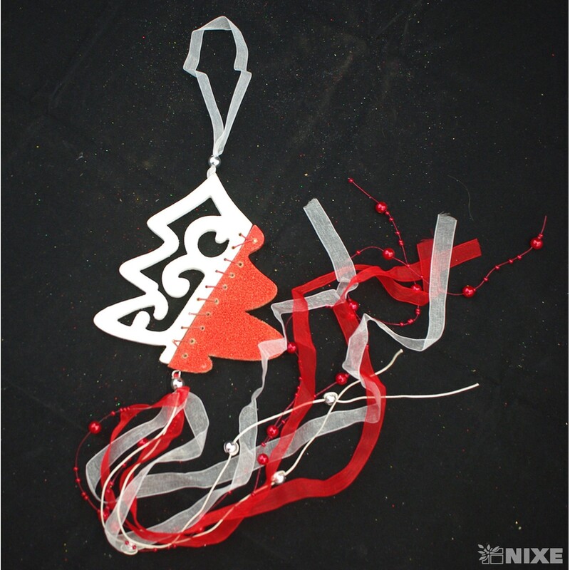 ZÁVĚS STROMEČEK 3ks 14cm*MIX BAREV