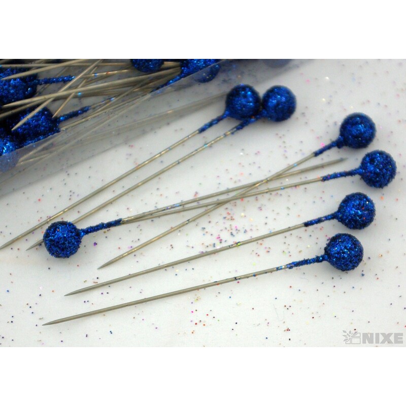 ŠPENDLÍK 9mmx7cm 96ks*MODRÁ