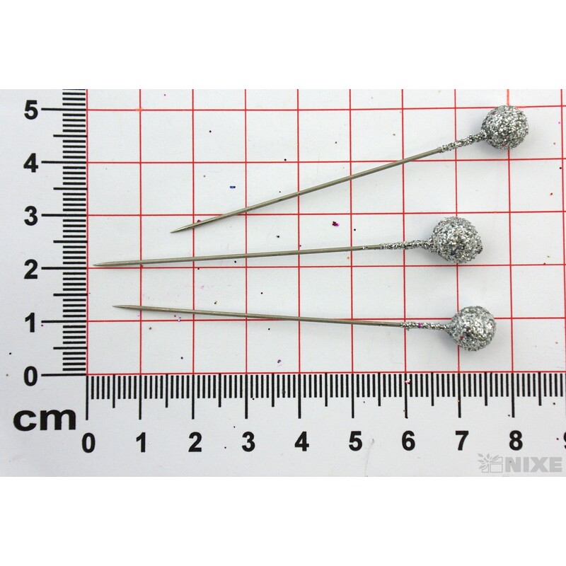 ŠPENDLÍK 9mmx7cm 96ks*STŘÍBRNÁ