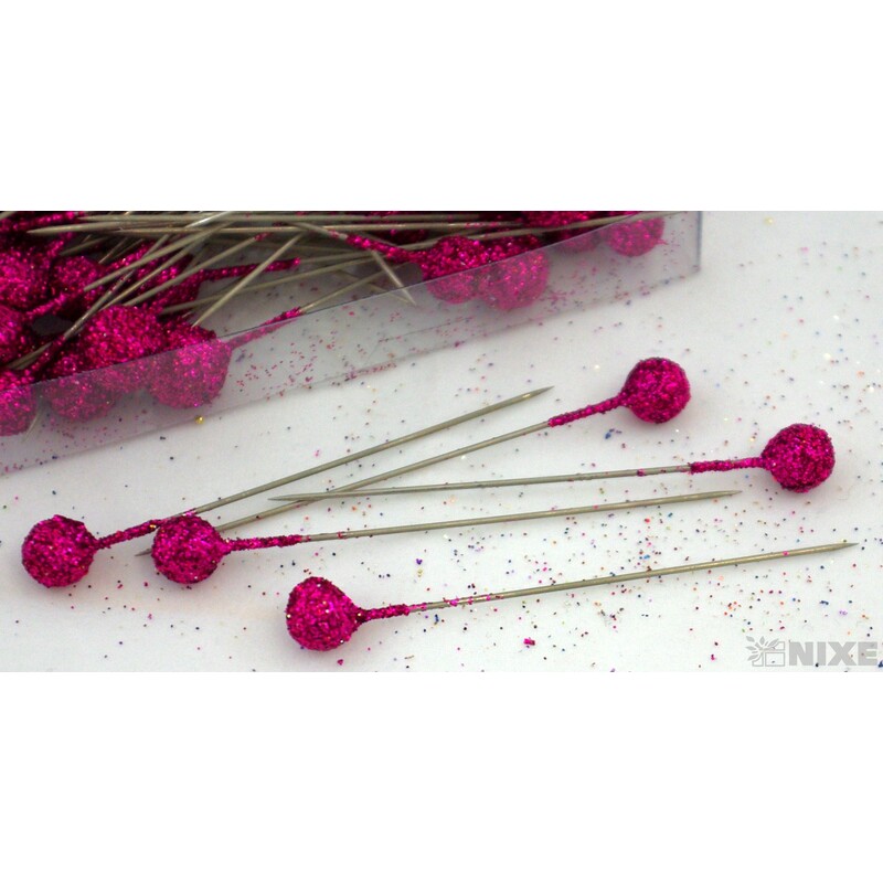 ŠPENDLÍK 9mmx7cm 96ks*RŮŽOVÁ