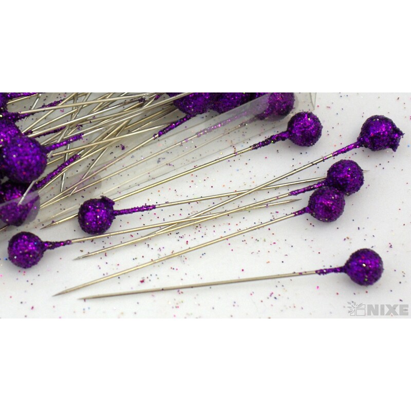 ŠPENDLÍK 9mmx7cm 96ks*FIALOVÁ TM.