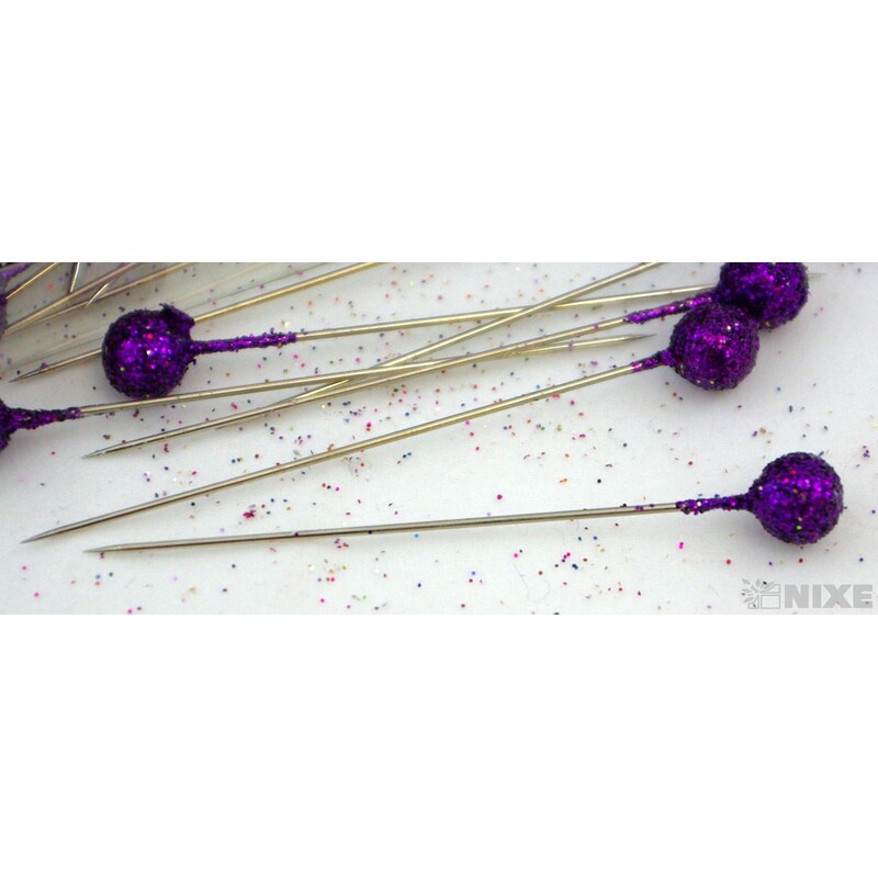 ŠPENDLÍK 9mmx7cm 96ks*FIALOVÁ TM.