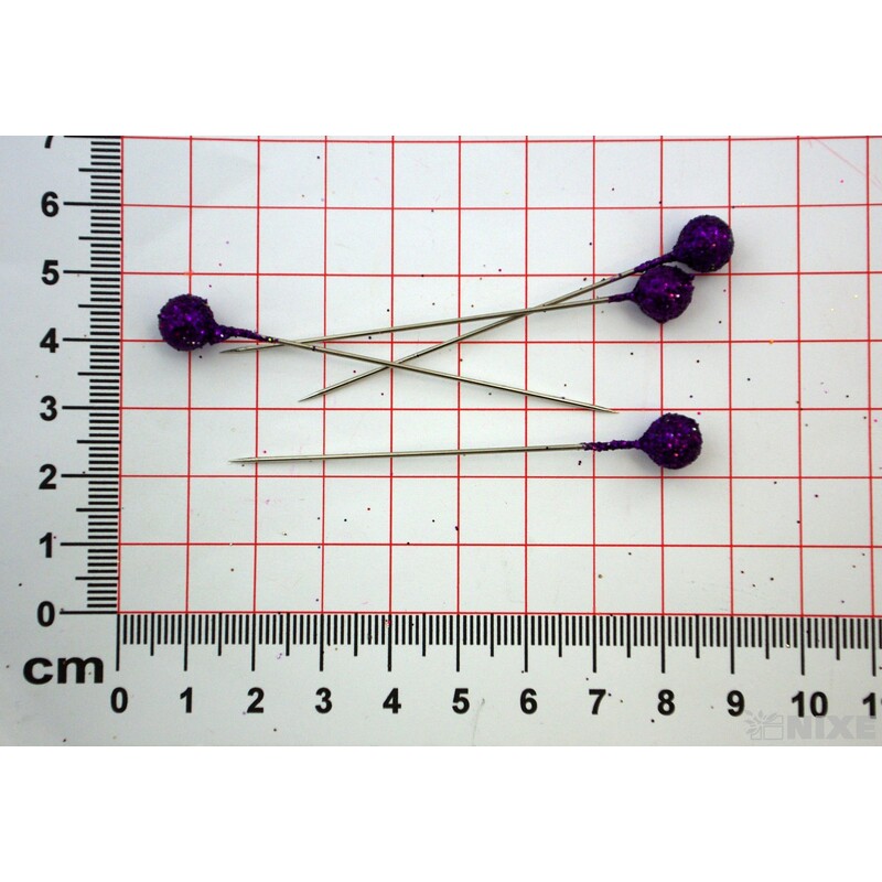 ŠPENDLÍK 9mmx7cm 96ks*FIALOVÁ TM.
