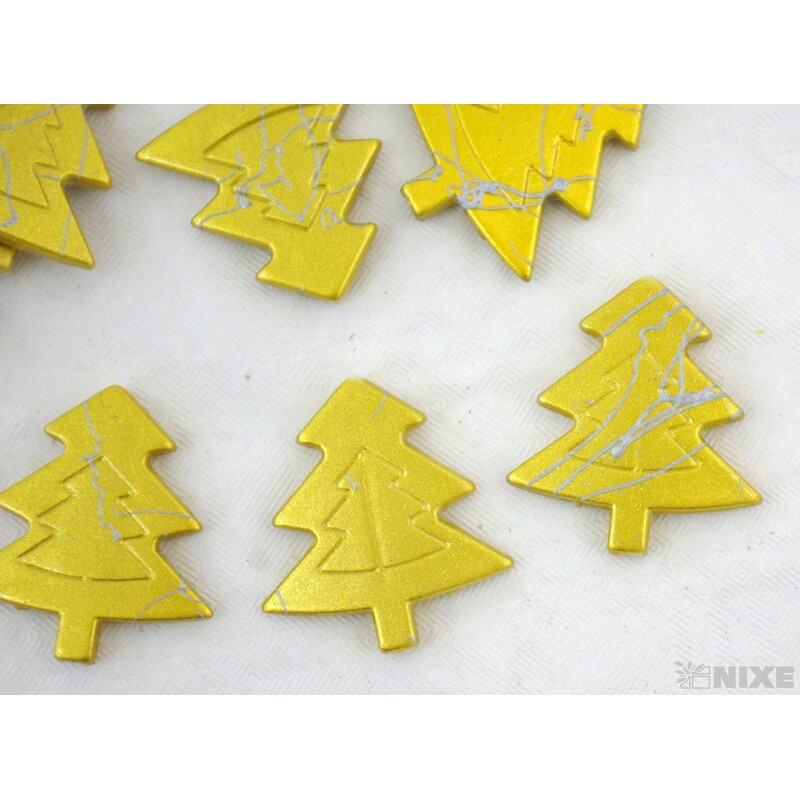 STROMEČEK NAVLÉKACÍ 3cm 12ks*MIX BAREV