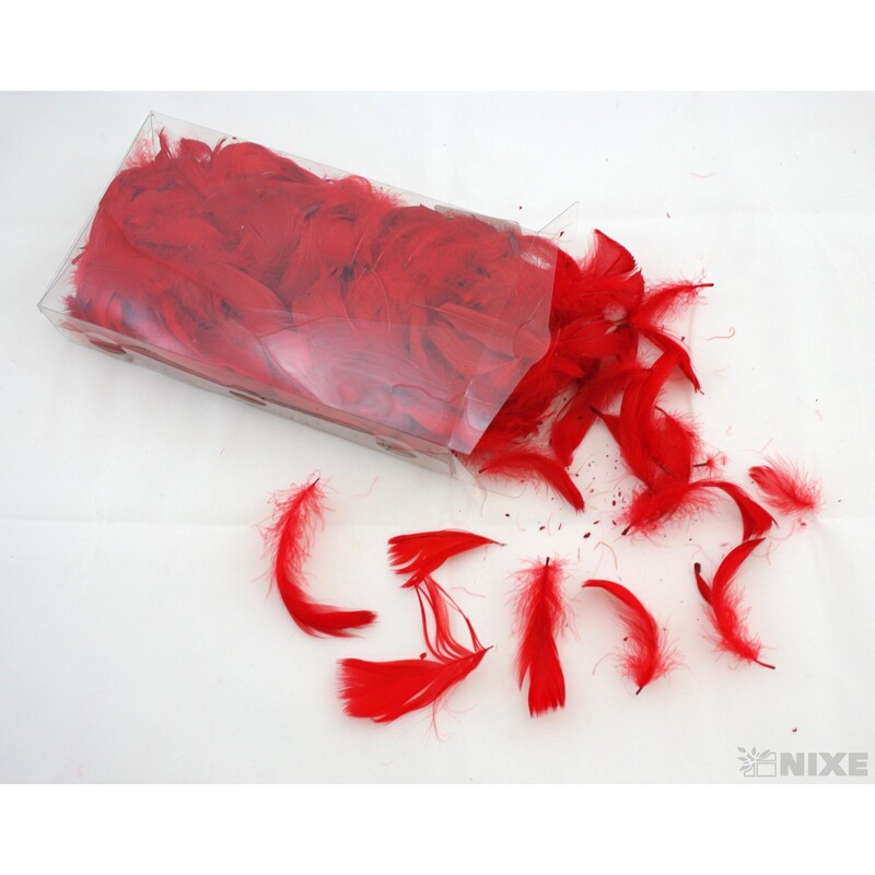 PEŘÍČKA BOX 15gr. cca 250ks*ČERVENÁ C12