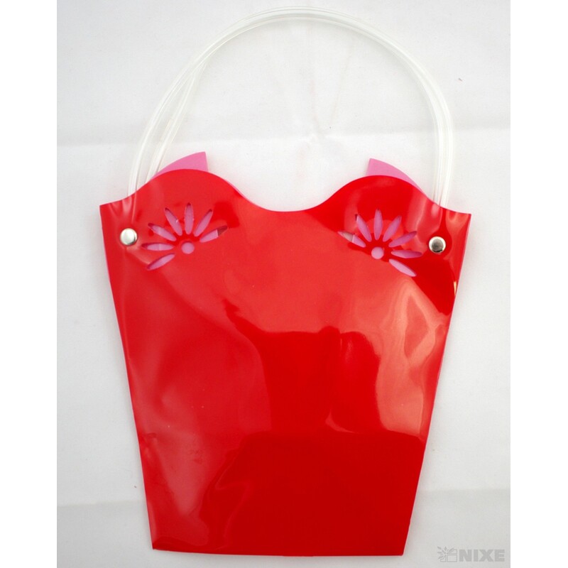 TAŠKA PLAST 18x19x12cm*ČERVENÁ 12 V+