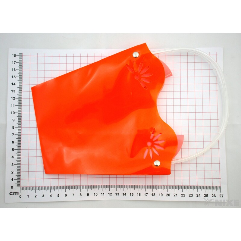 TAŠKA PLAST 18x19x12cm*ORANŽOVÁ 24 V+