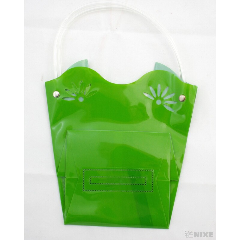 TAŠKA PLAST 18x19x12cm*ZELENÁ 14 V+