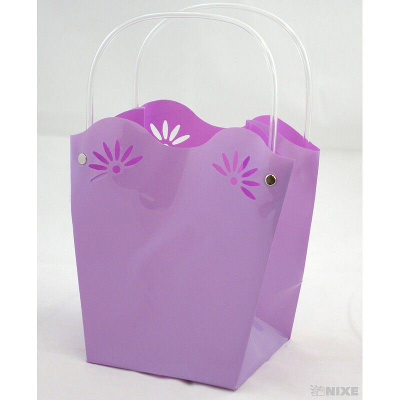 TAŠKA PLAST 18x19x12cm*FIALOVÁ SV. 08 V+