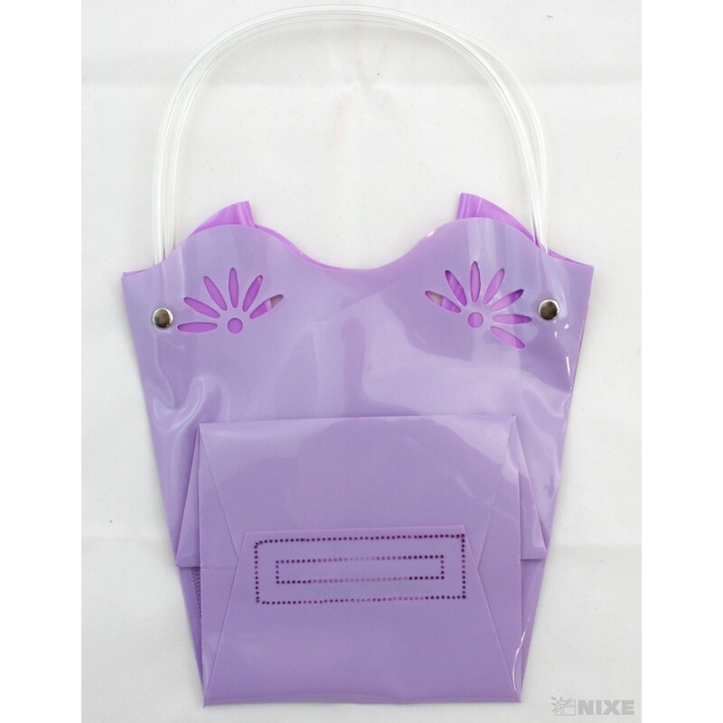 TAŠKA PLAST 18x19x12cm*FIALOVÁ SV. 08 V+