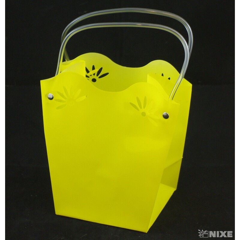 TAŠKA PLAST 18x19x12cm*ŽLUTÁ 05 V+