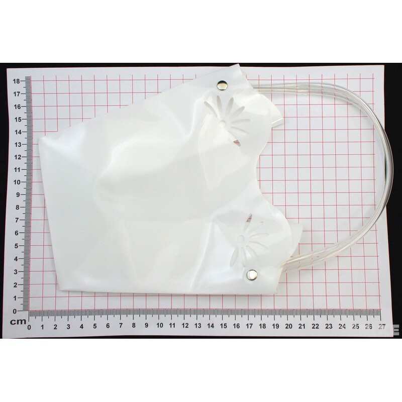 TAŠKA PLAST 18x19x12cm*BÍLÁ 01 V+