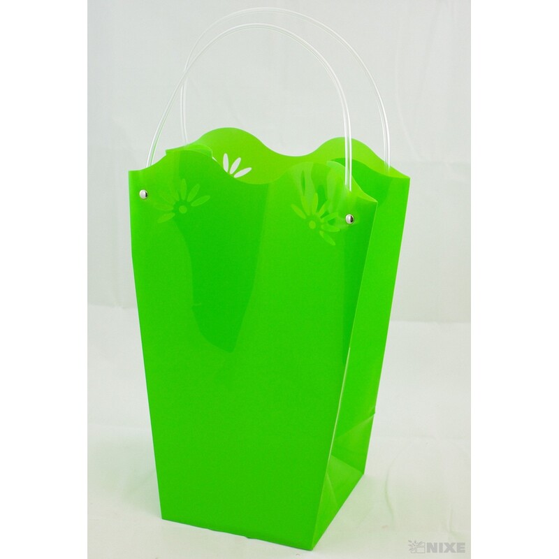 TAŠKA PLAST 25x33x15cm*ZELENÁ 14 V+