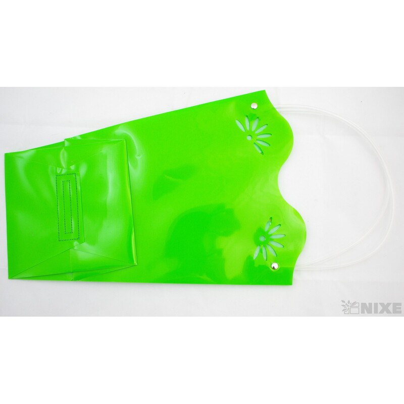 TAŠKA PLAST 25x33x15cm*ZELENÁ 14 V+