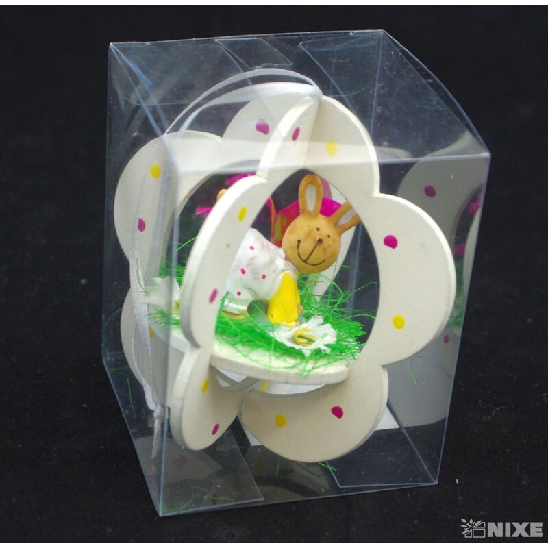 ZÁVĚS ZAJÍC 8x16cm*MIX BAREV