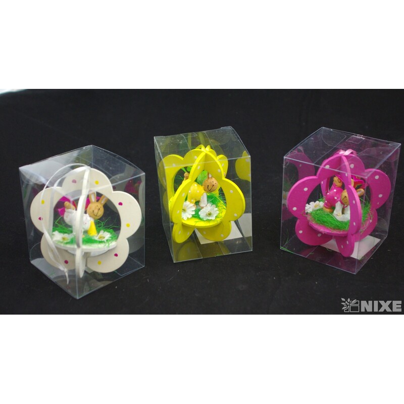 ZÁVĚS ZAJÍC 8x16cm*MIX BAREV