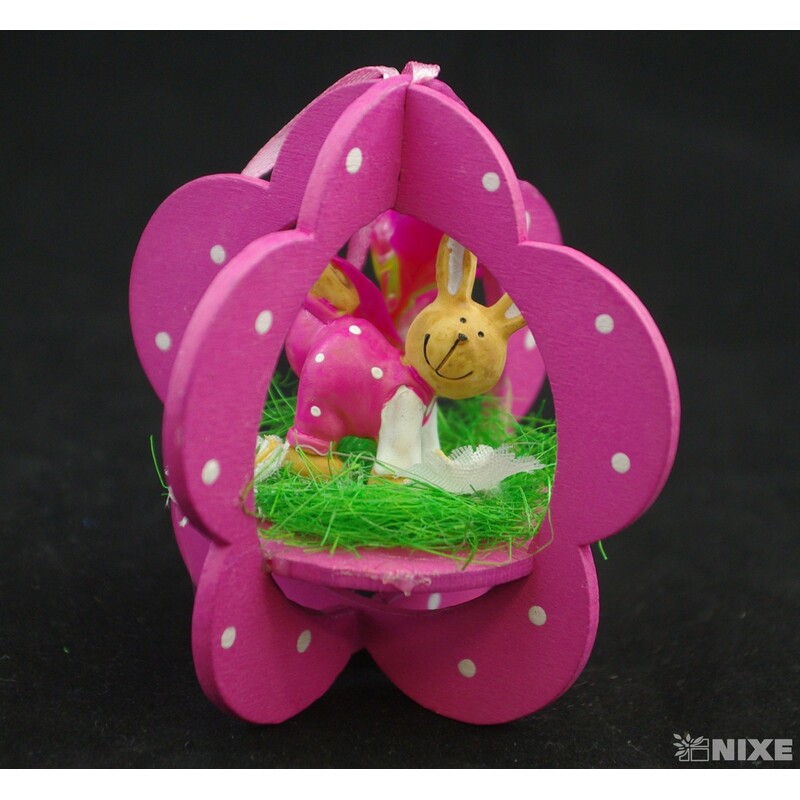 ZÁVĚS ZAJÍC 8x16cm*MIX BAREV