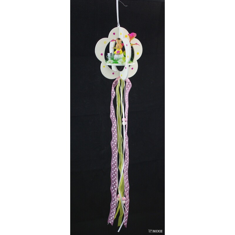 ZÁVĚS ZAJÍC 11x55cm*MIX BAREV