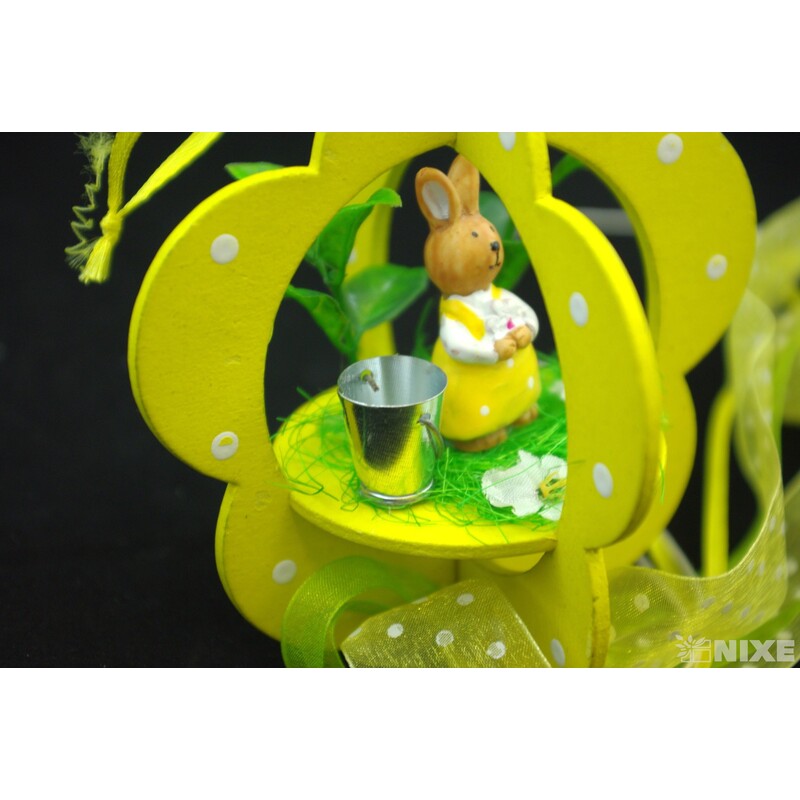 ZÁVĚS ZAJÍC 11x55cm*MIX BAREV