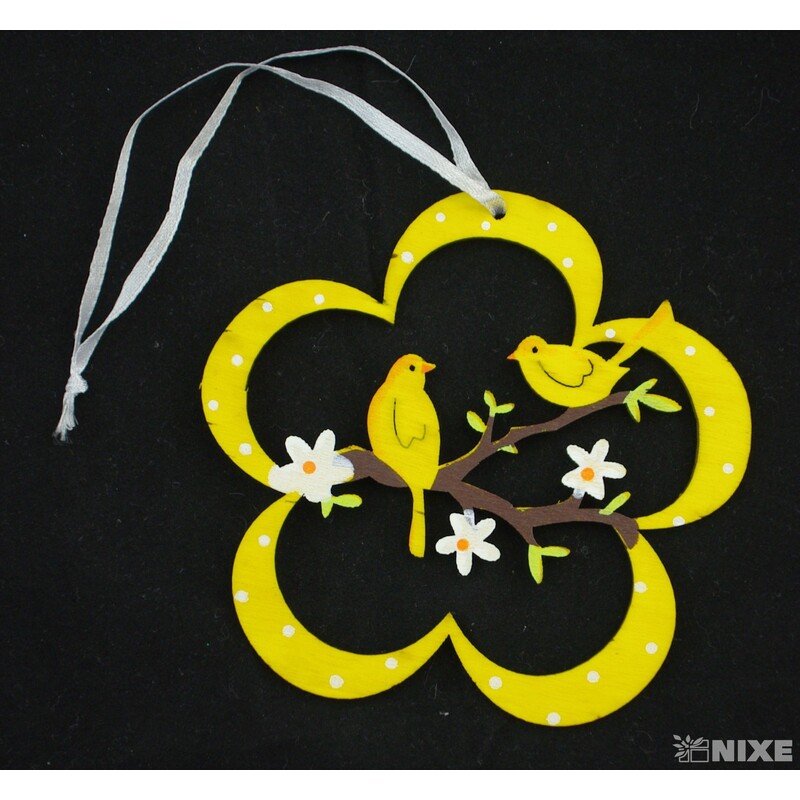 ZÁVĚS PTÁČEK 3ks*MIX BAREV