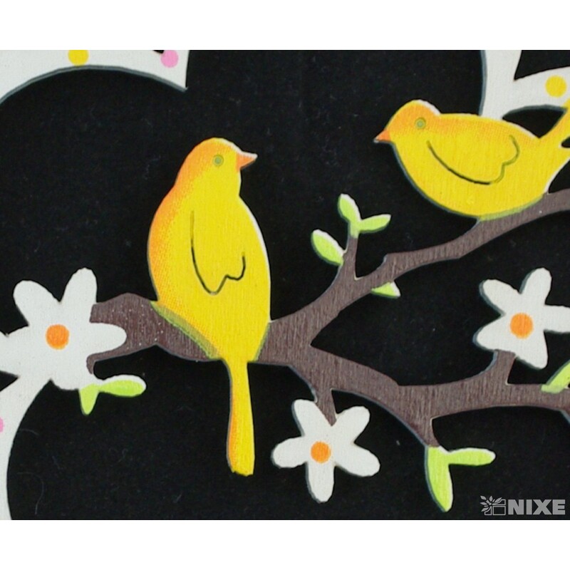 ZÁVĚS PTÁČEK 3ks*MIX BAREV