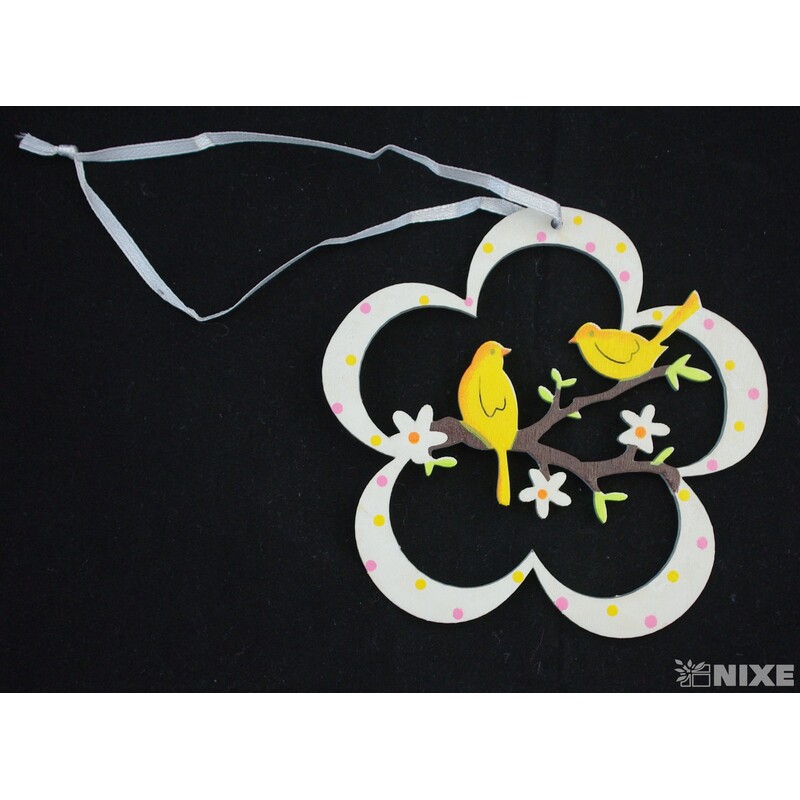 ZÁVĚS PTÁČEK 3ks*MIX BAREV