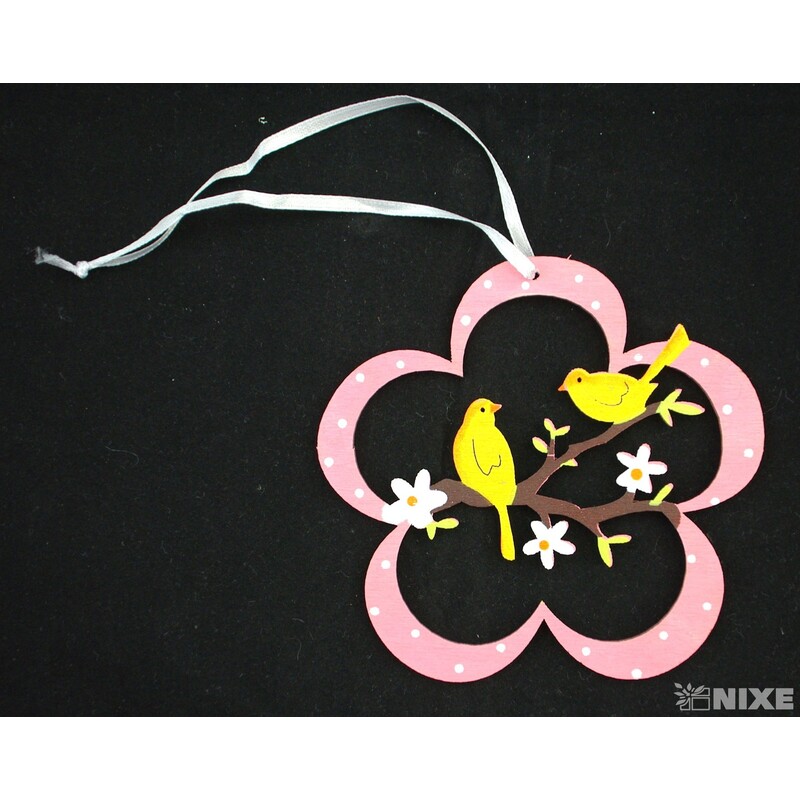 ZÁVĚS PTÁČEK 3ks*MIX BAREV