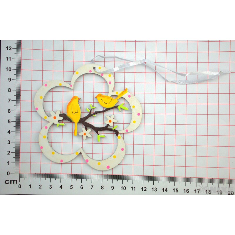 ZÁVĚS PTÁČEK 3ks*MIX BAREV
