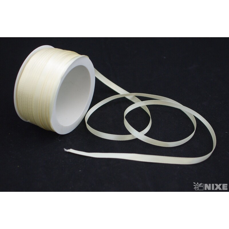 SATÉNOVÁ STUHA OB. 6mmx50m*KRÉMOVÁ 102