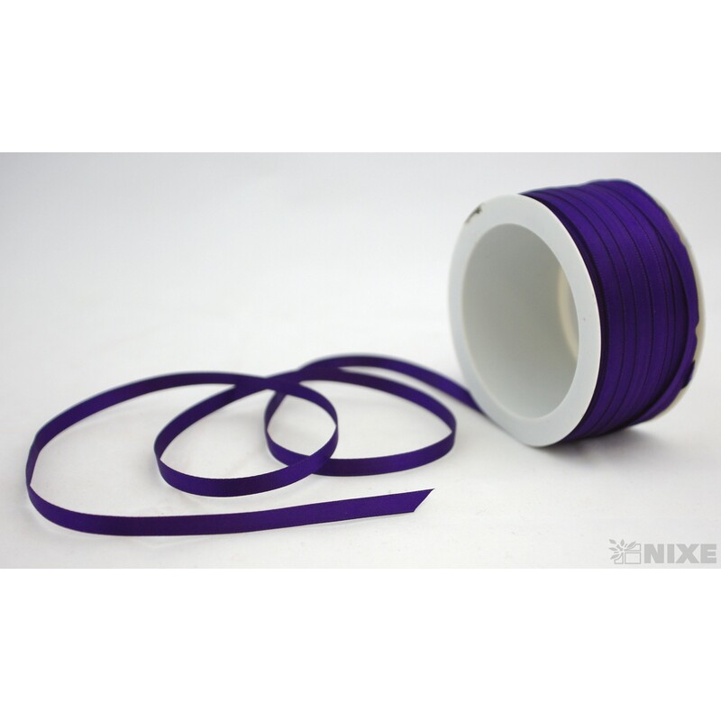 SATÉNOVÁ STUHA OB. 6mmx50m*FIALOVÁ TM.133