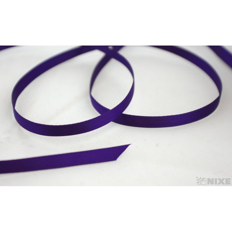 SATÉNOVÁ STUHA OB. 6mmx50m*FIALOVÁ TM.133