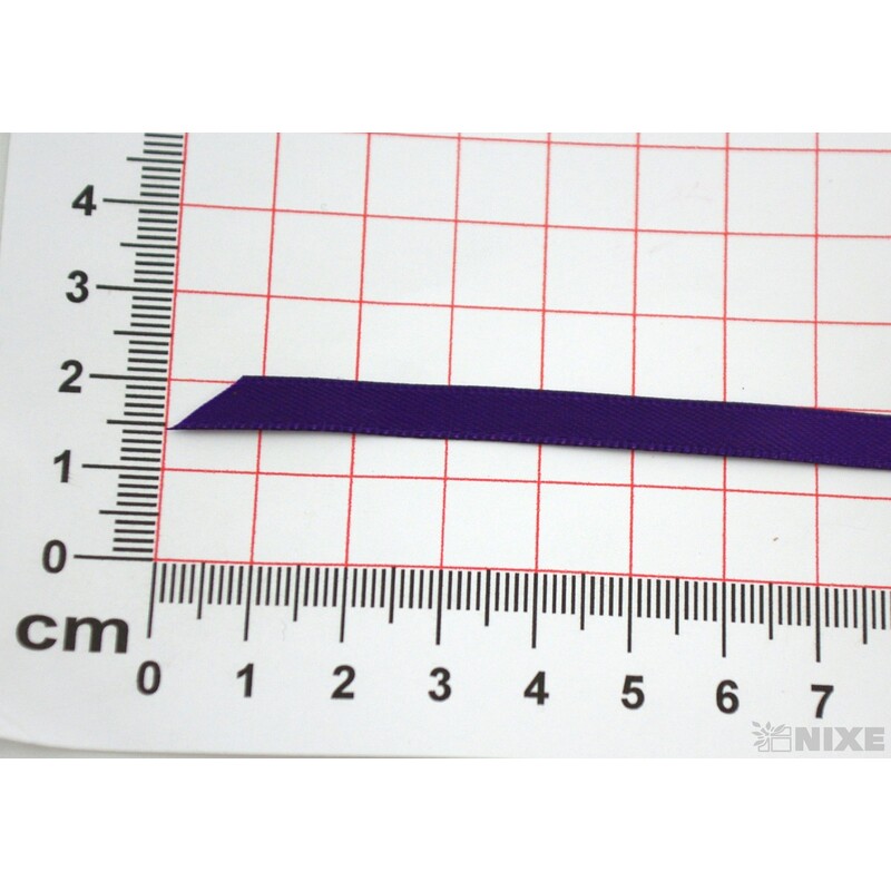 SATÉNOVÁ STUHA OB. 6mmx50m*FIALOVÁ TM.133