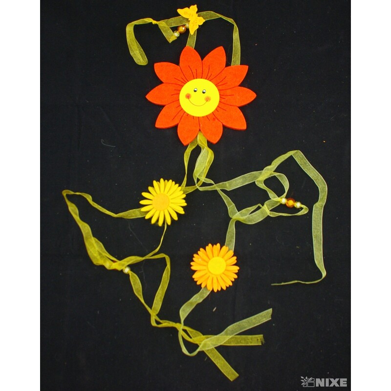 ZÁVĚS FILC SLUNCE 13x90cm*MIX BAREV