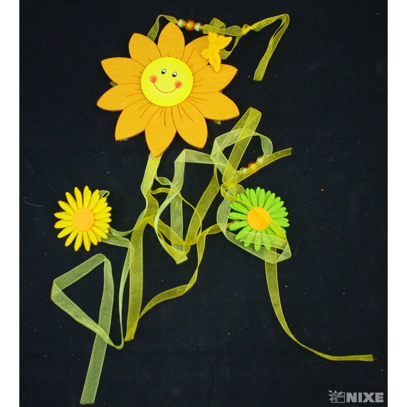 ZÁVĚS FILC SLUNCE 13x90cm*MIX BAREV