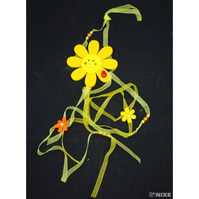 ZÁVĚS KVÍTEK FILC 12x90cm*MIX BAREV