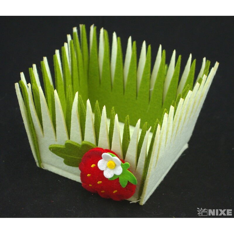 OBAL FILC 10x11x9cm*ZELENÁ