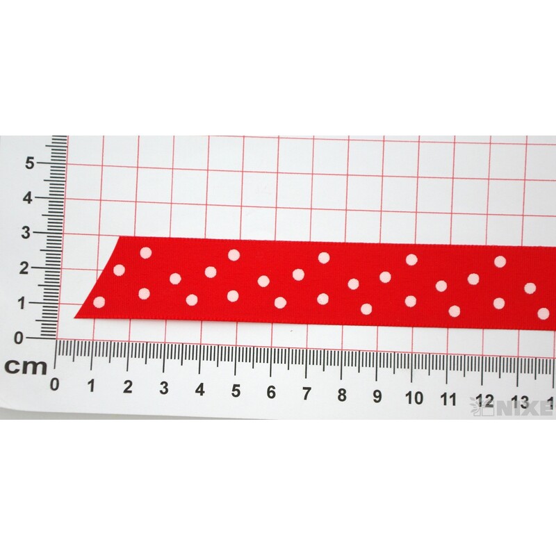 STUHA PUNTÍK N 25mmx25m*ČERVENÁ 620