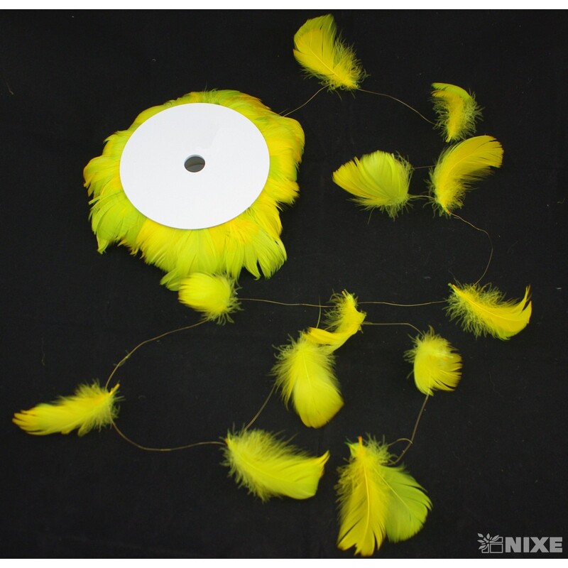 A043 PEŘÍČKA NA DRÁTKU 10m*ŽLUTÁ+ZELENÁ