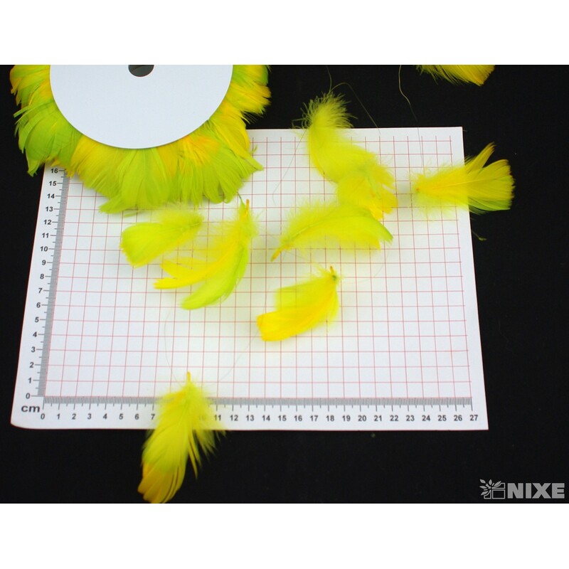 A043 PEŘÍČKA NA DRÁTKU 10m*ŽLUTÁ+ZELENÁ