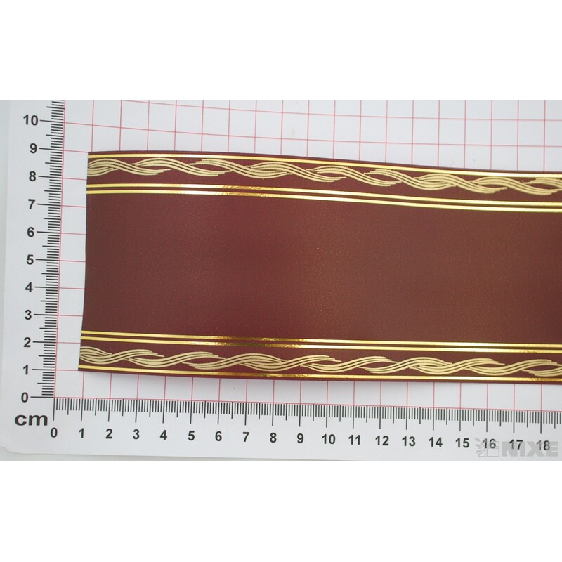 POHŘEBNÍ PÁSEK 80mmx50yd TISK*BORDOVÁ