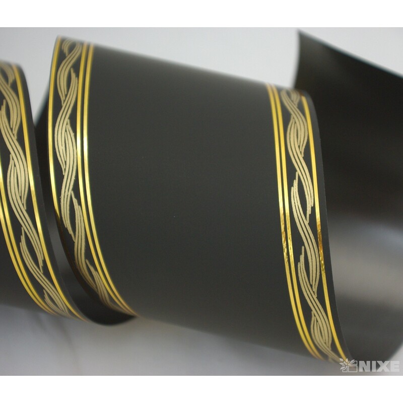 POHŘEBNÍ PÁSEK 80mmx50yd TISK*ČERNÁ