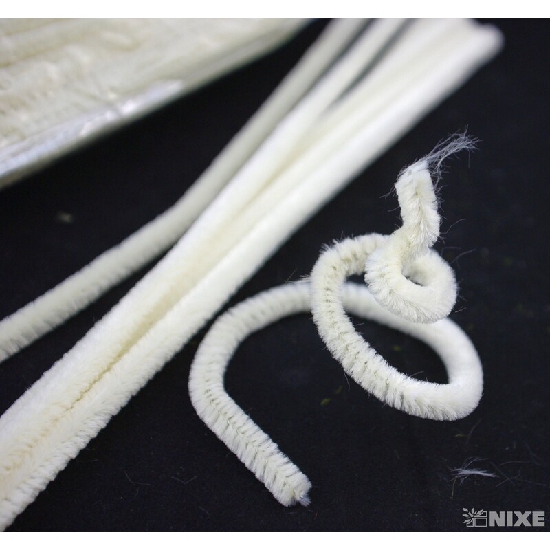 DRÁTEK ŽINYLKA 8mmx31cm 100ks*SMETANOVÁ