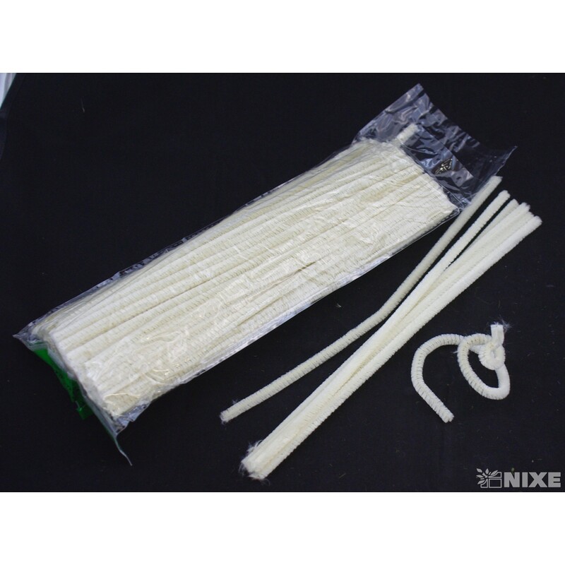 DRÁTEK ŽINYLKA 8mmx31cm 100ks*SMETANOVÁ