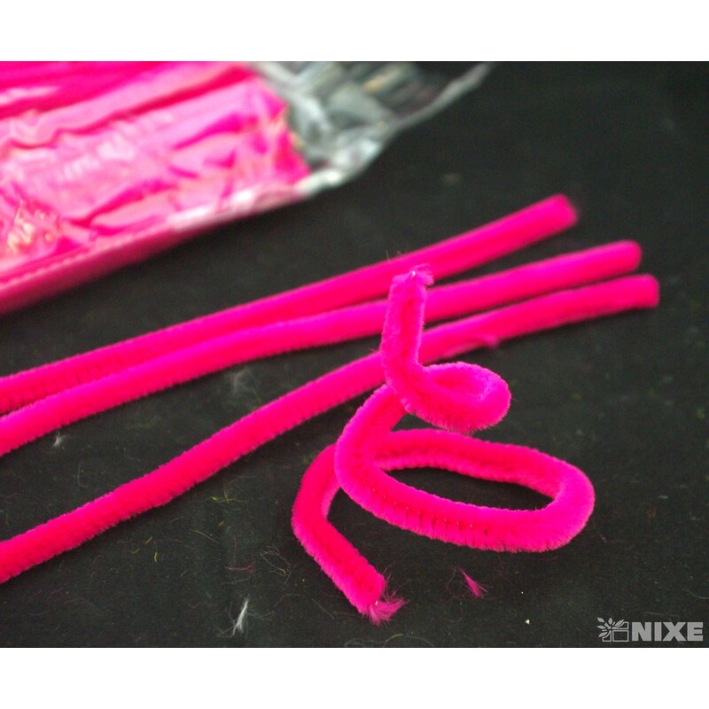 DRÁTEK ŽINYLKA 8mmx31cm 100ks*RŮŽOVÁ TM.