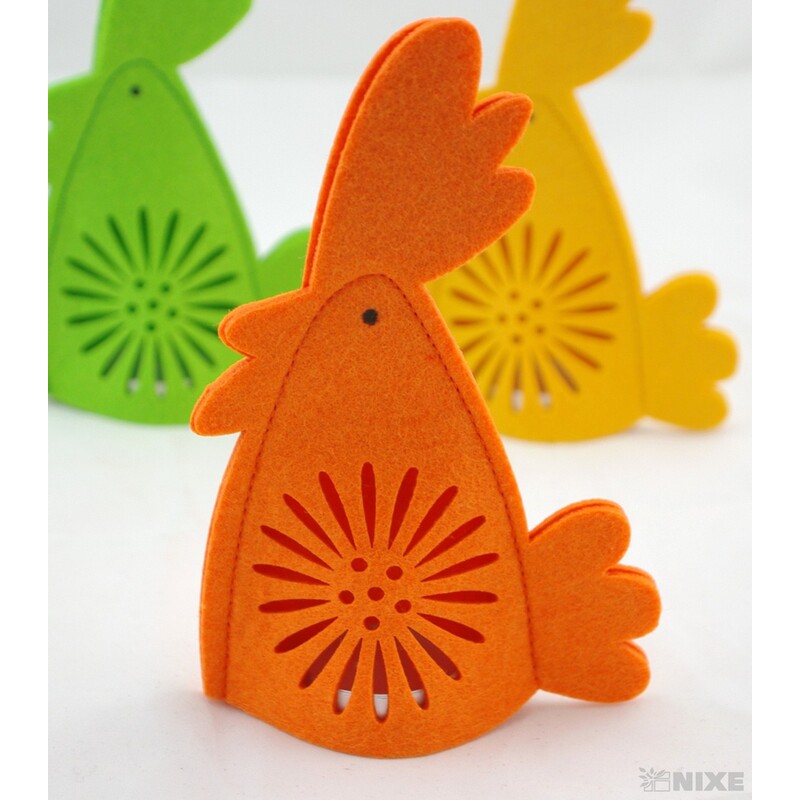 KOHOUT FILC 11x18cm*MIX BAREV